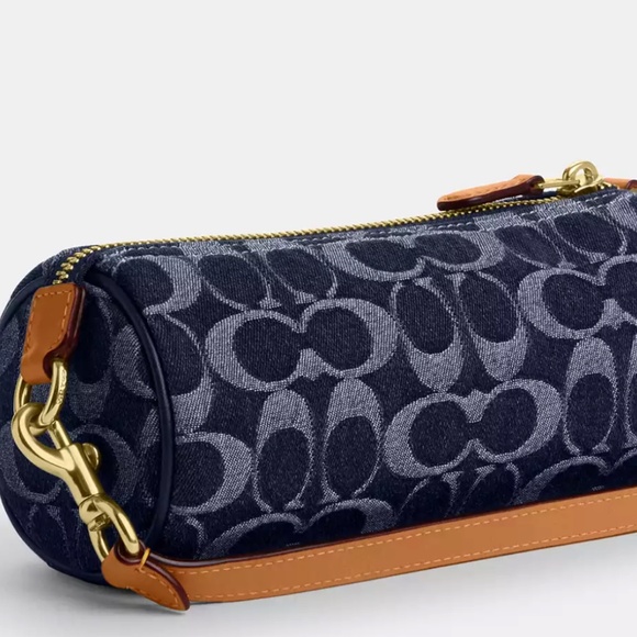 Coach Nolita Barrel Bag In Signature Denim - Picture 2 of 2